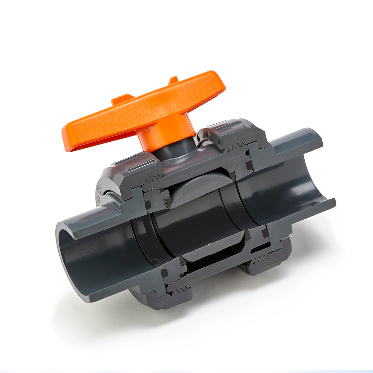 Kugelhahn S6 2-Wege PVC
