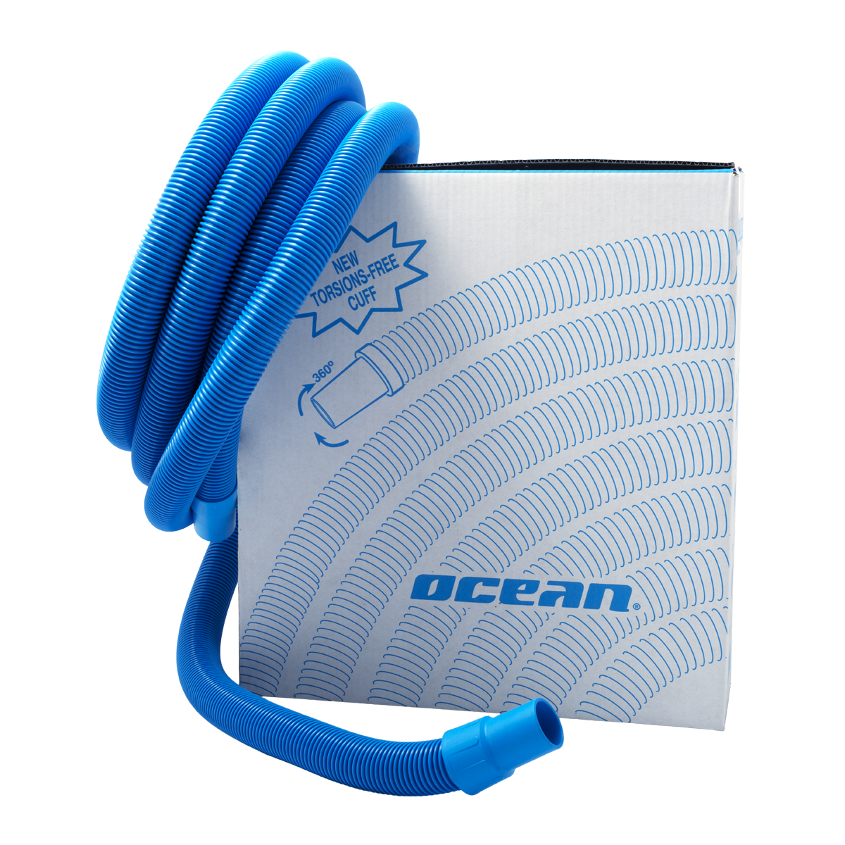 Schwimmbadschlauch Ocean mit elastischer Muffe d=38mm